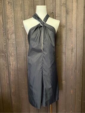 NWT Staud Selene Playsuit Romper Skort Shorts Halter Neck One Piece Black Sz LG